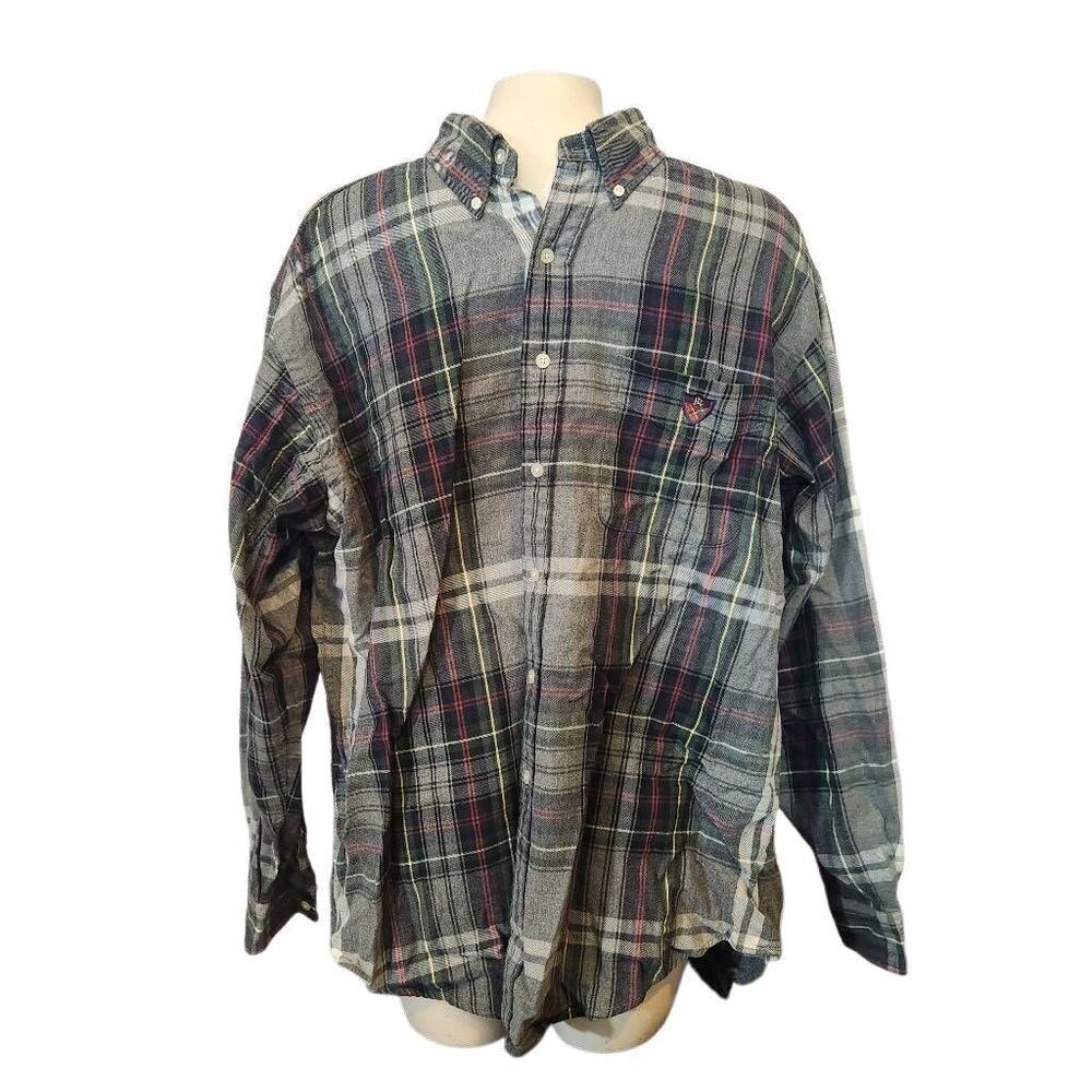 Ralph Lauren Golf Plaid Button Down Shirt Size XL
